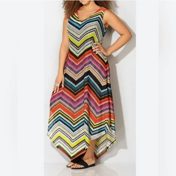 Avenue | Dresses | Avenue Chevron Cancan Asymmetrical Sleeveless Dress Urban Modest Size 2628 | Poshmark Avenue | Dresses | Avenue Chevron Cancan Asymmetrical Sleeveless Dress Urban Modest Size 2628 | Poshmark